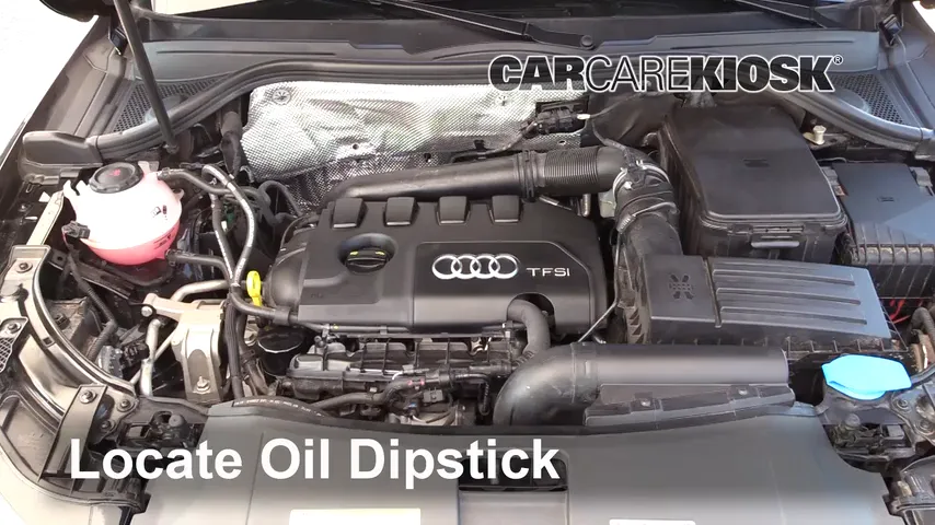 2018 Audi Q3 Quattro Premium 2.0L 4 Cyl. Turbo Oil Check Oil Level